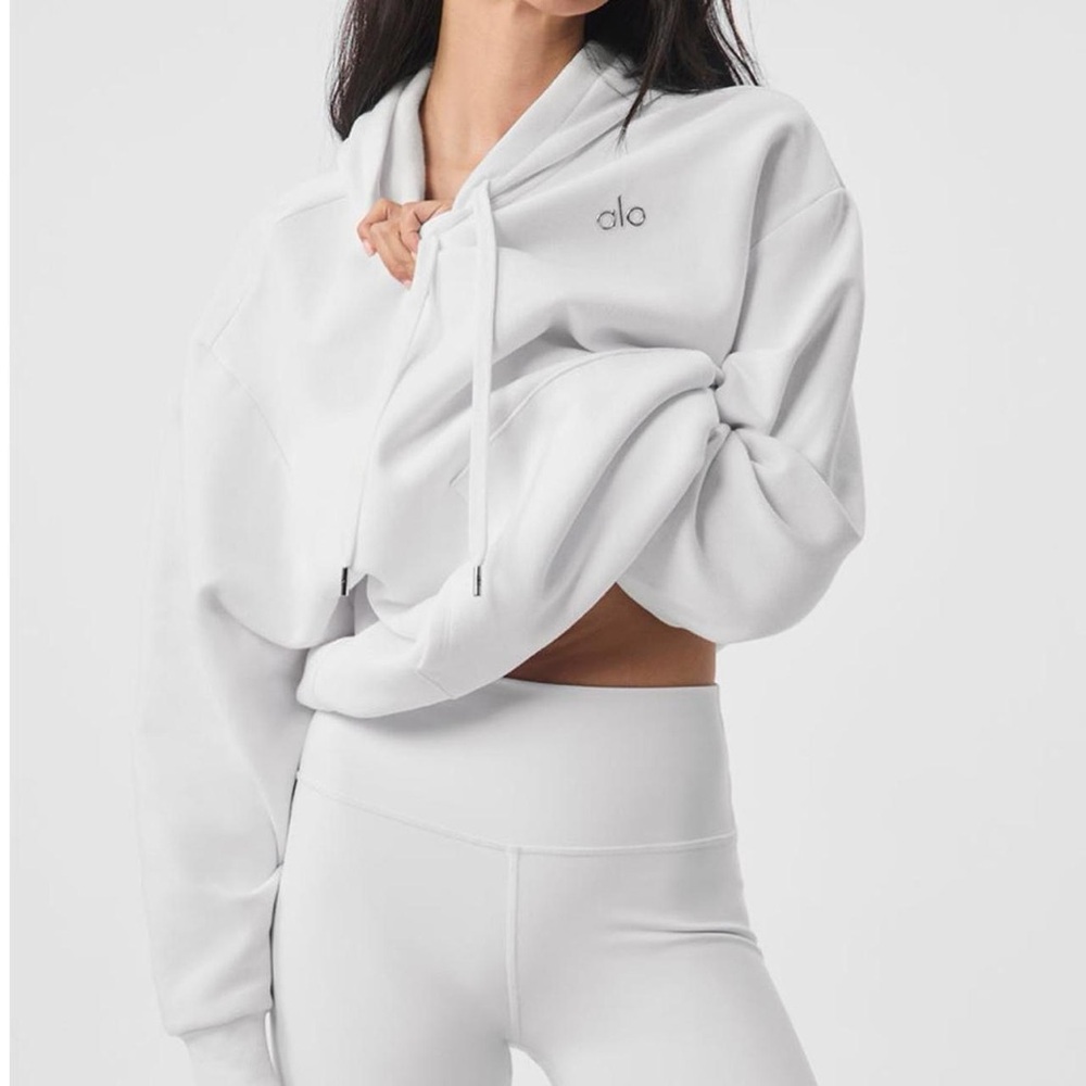 ALO Yoga Women's White Hoodie